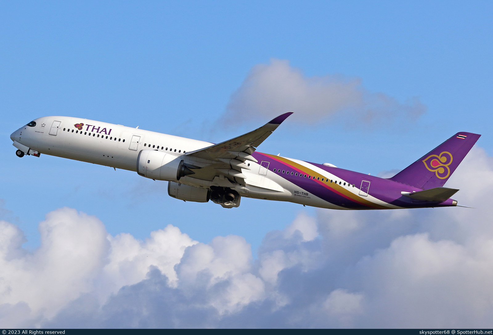 Photo of HS-THB - Airbus A350-941 operated by Thai Airways International