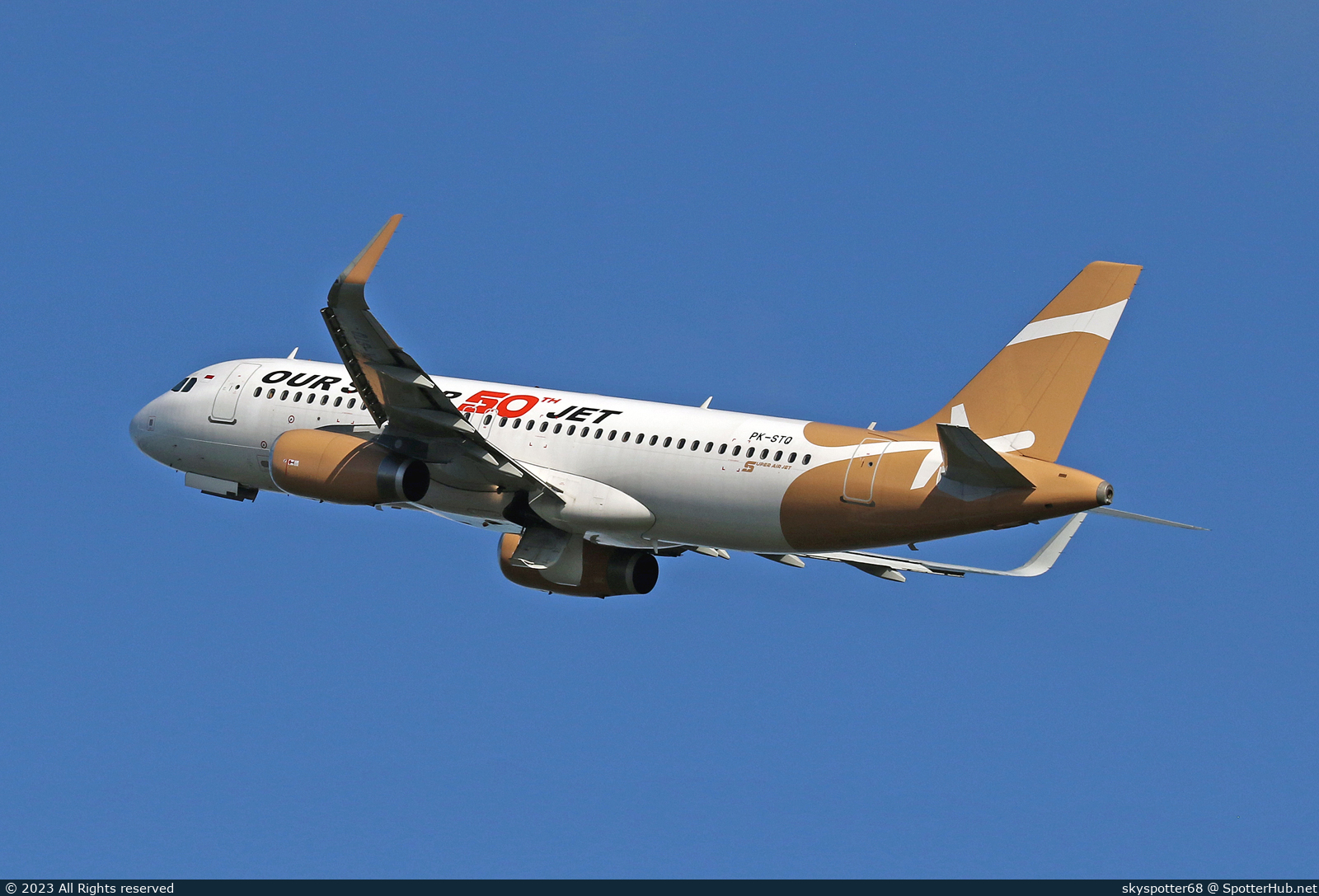 Photo of PK-STQ - Airbus A320-232 operated by Super Air Jet