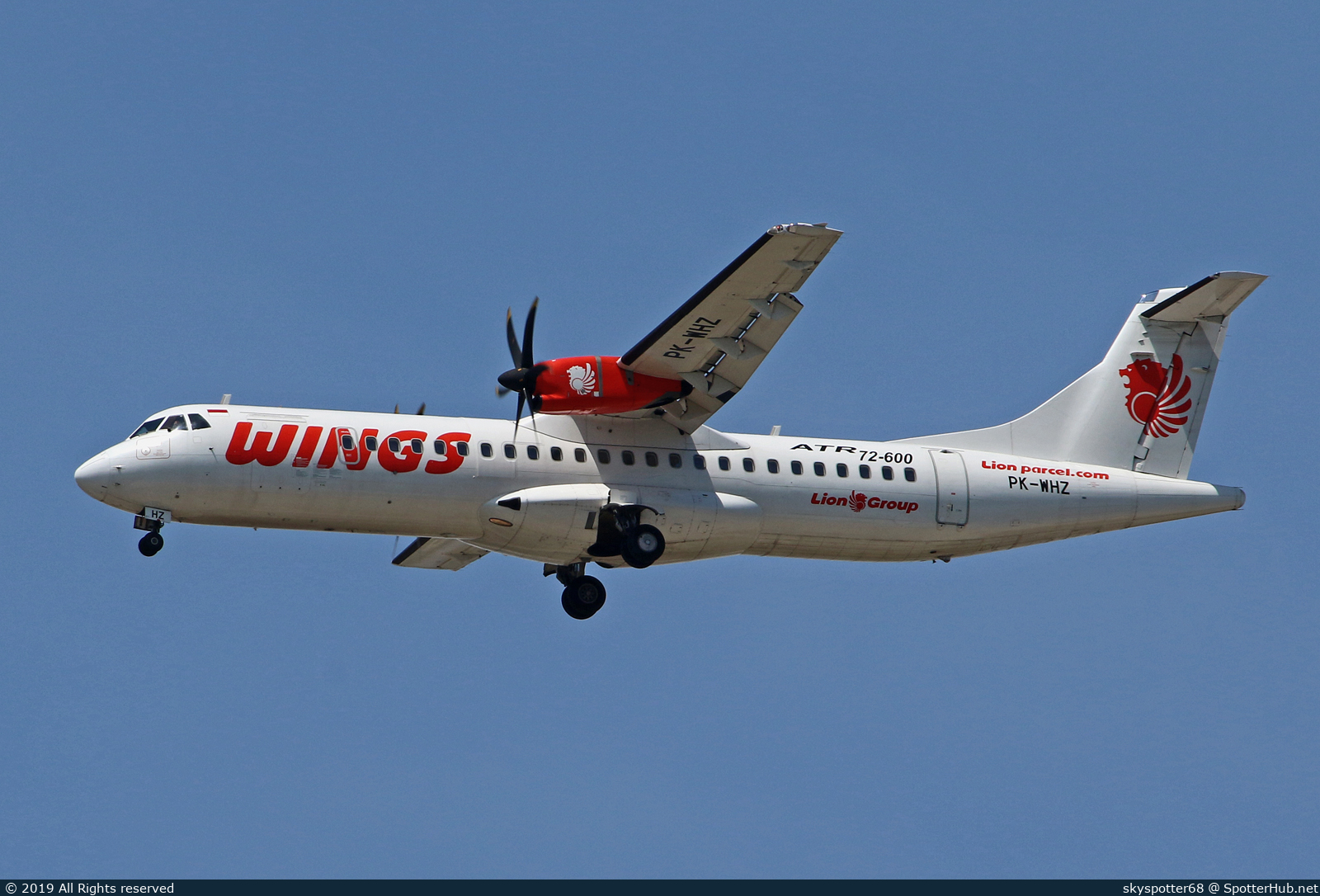 Photo of PK-WHZ - ATR 72-600 operated by Wings Air