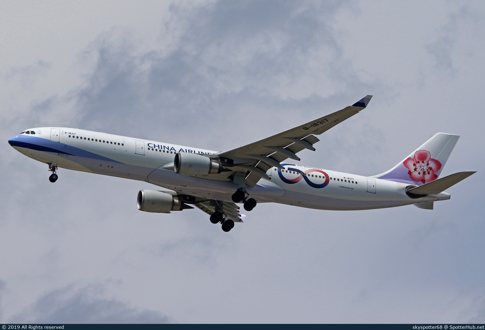 Photo of B-18317 - Airbus A330-302 operated by China Airlines