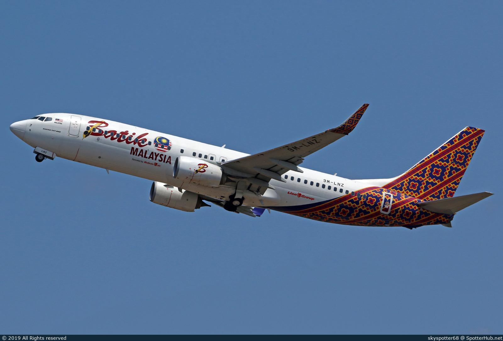 Photo of 9M-LNZ - Boeing 737-8GP operated by Batik Air Malaysia