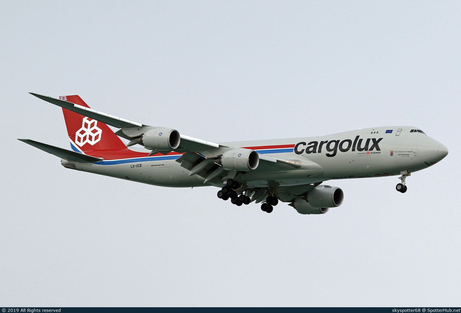 Photo of LX-VCB - Boeing 747-8R7F operated by Cargolux