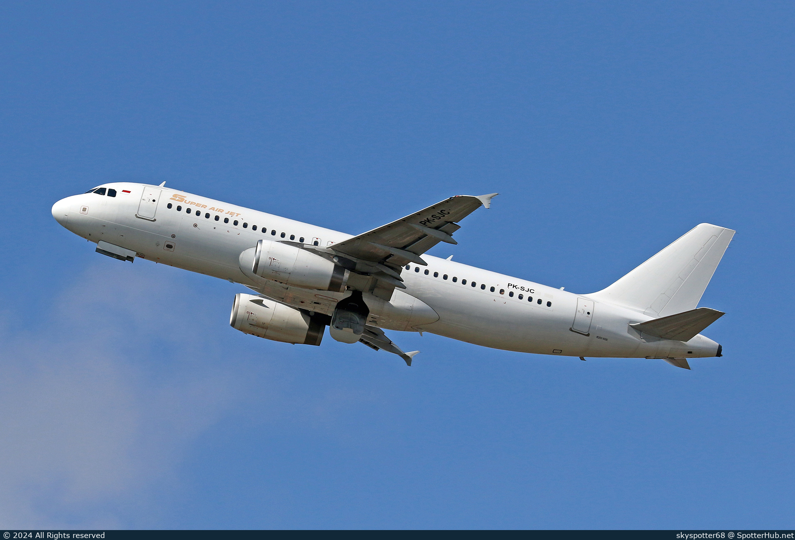 Photo of PK-SJC - Airbus A320-232 operated by Super Air Jet