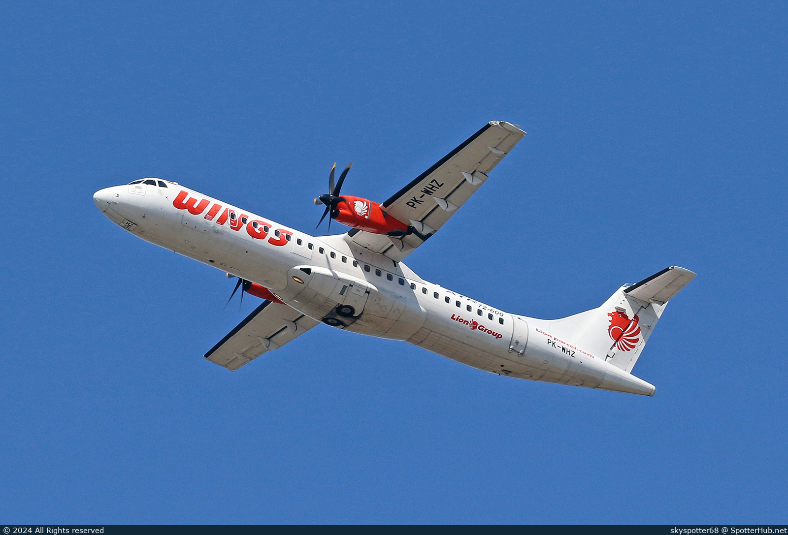Photo of PK-WHZ - ATR 72-600 operated by Wings Air