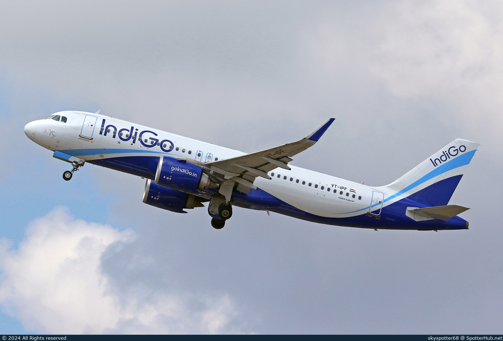 Photo of VT-IPF - Airbus A320-251N operated by IndiGo