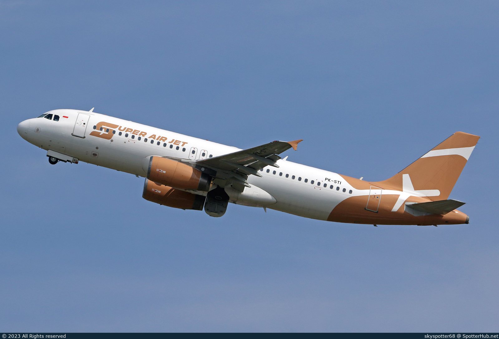 Photo of PK-STI - Airbus A320-232 operated by Super Air Jet