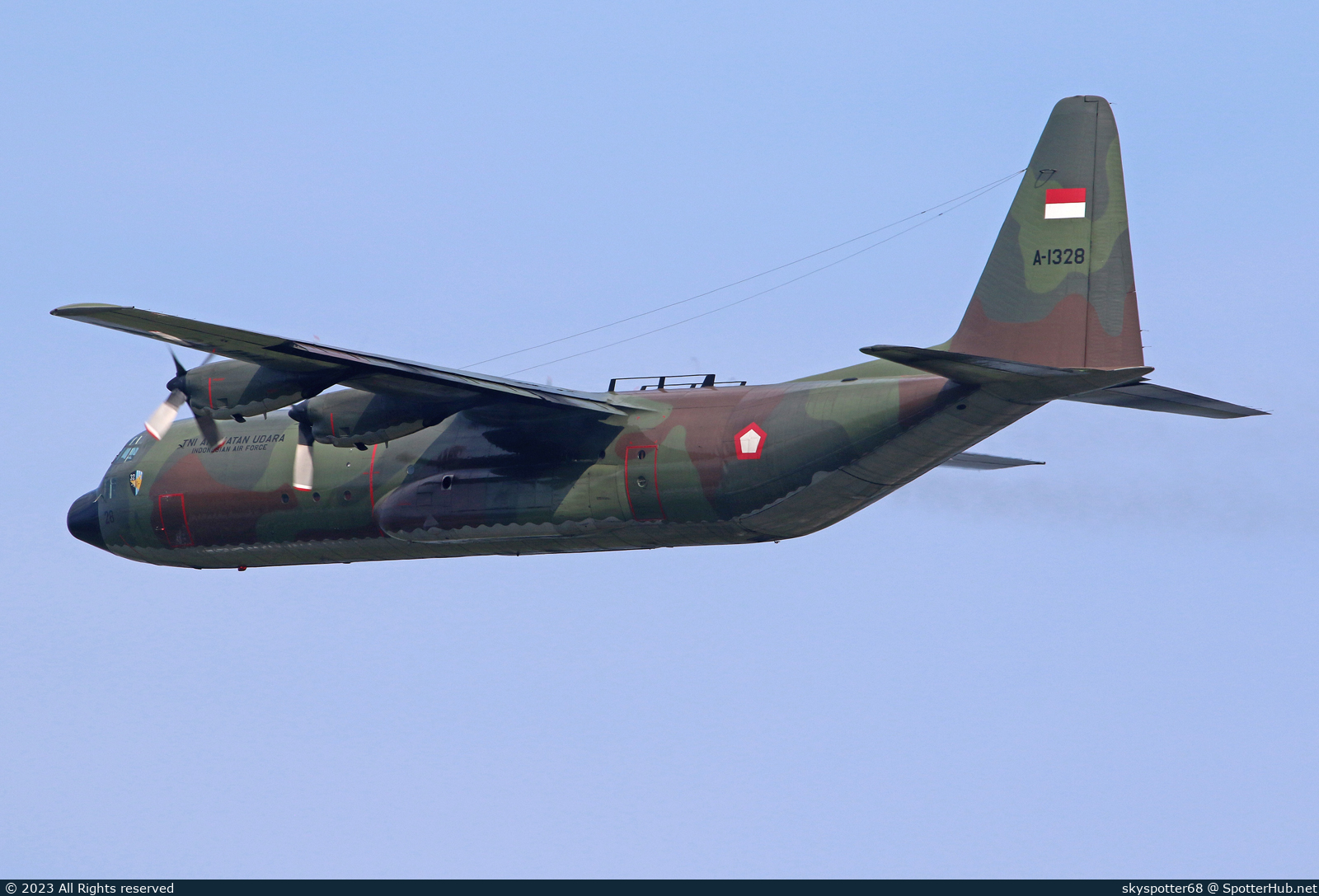 Photo of A-1328 - Lockheed L-100-30 Hercules operated by Indonesian Air Force