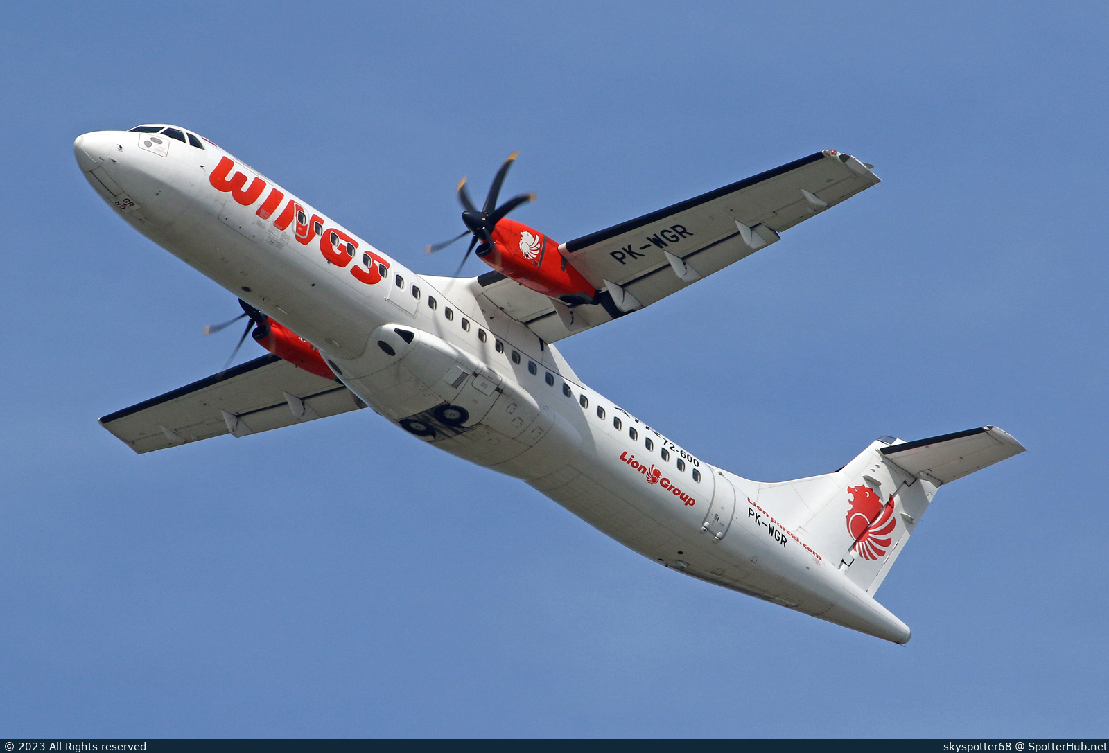 Photo of PK-WGR - ATR 72-600 operated by Wings Air
