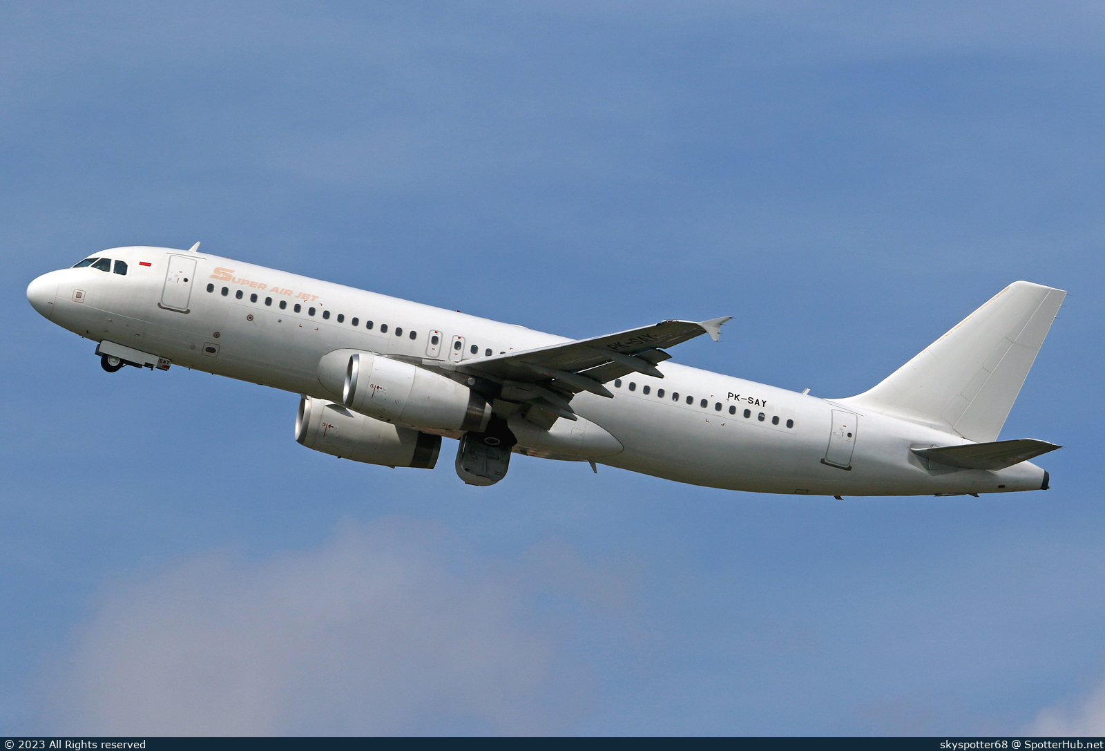 Photo of PK-SAY - Airbus A320-232 operated by Super Air Jet