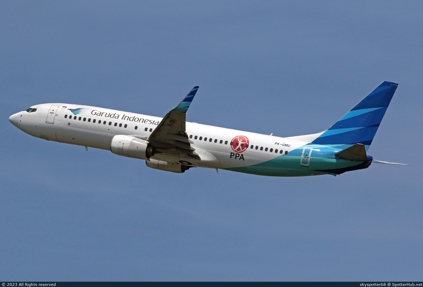 Photo of PK-GMU - Boeing 737-8U3 operated by Garuda Indonesia