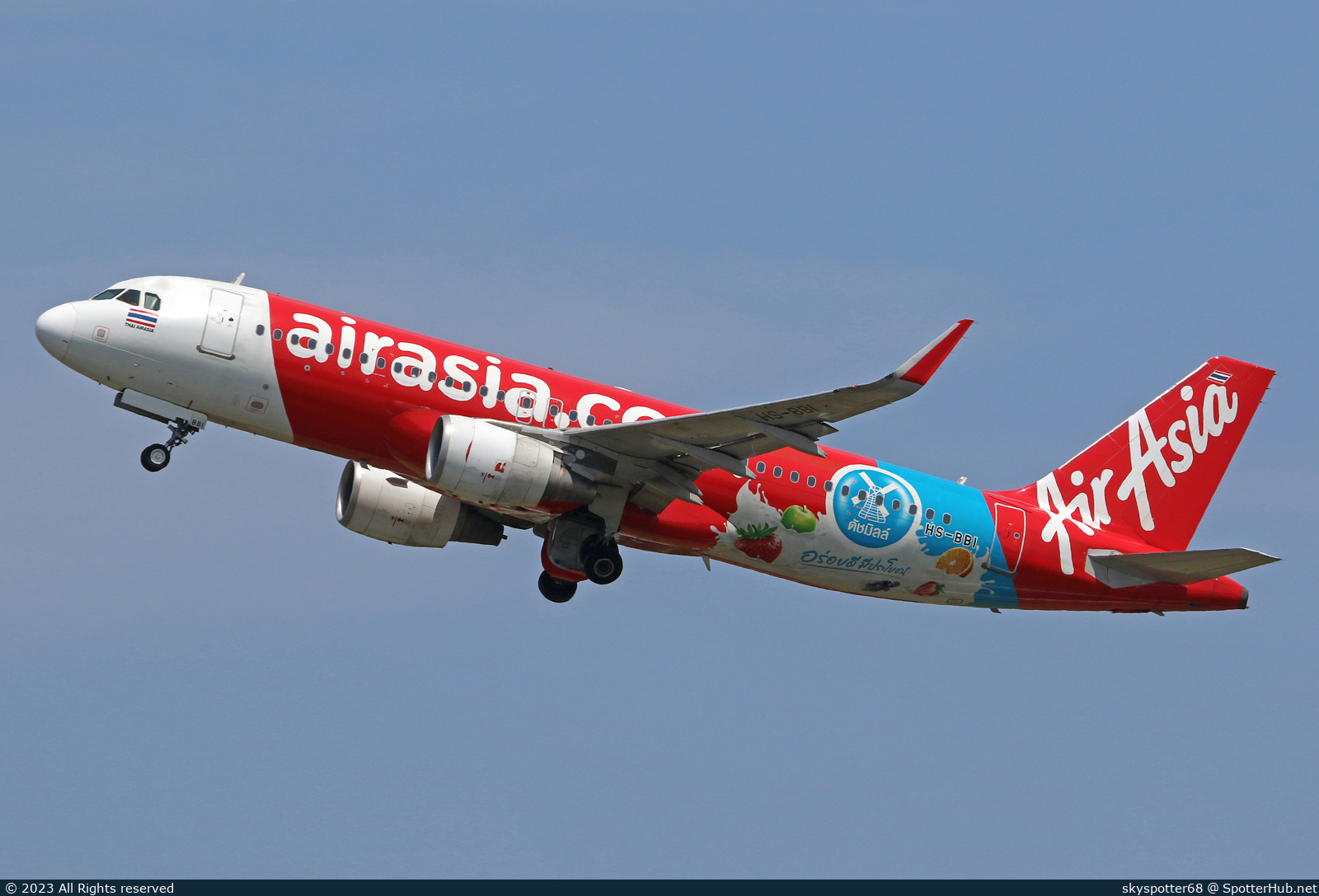 Photo of HS-BBI - Airbus A320-216 operated by Thai AirAsia