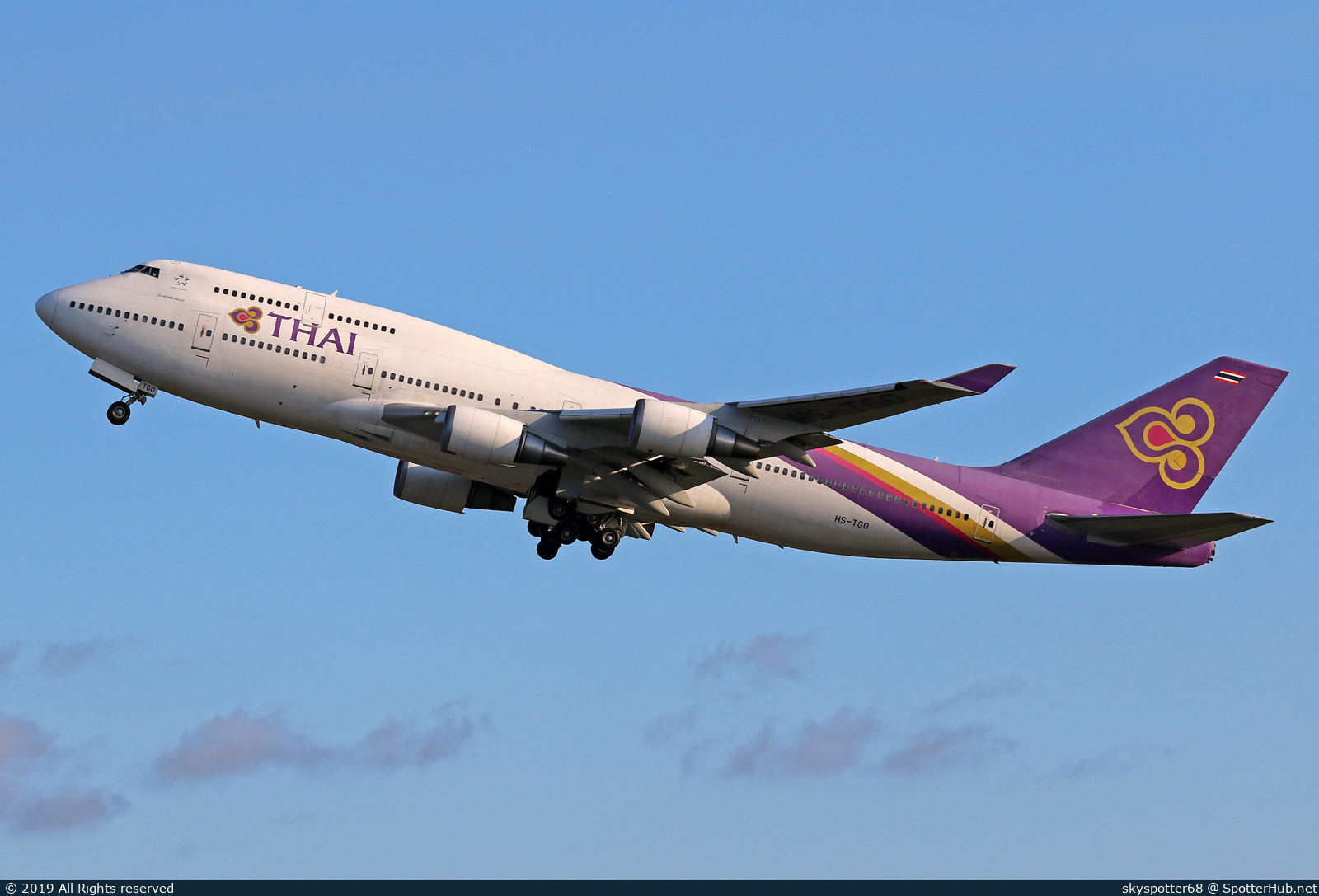 Photo of HS-TGO - Boeing 747-4D7 operated by Thai Airways International