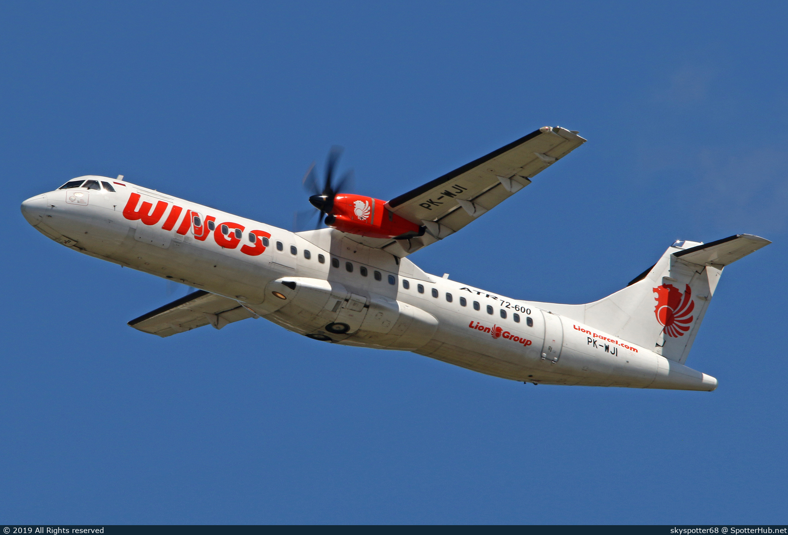 Photo of PK-WGI - ATR 72-600 operated by Wings Air