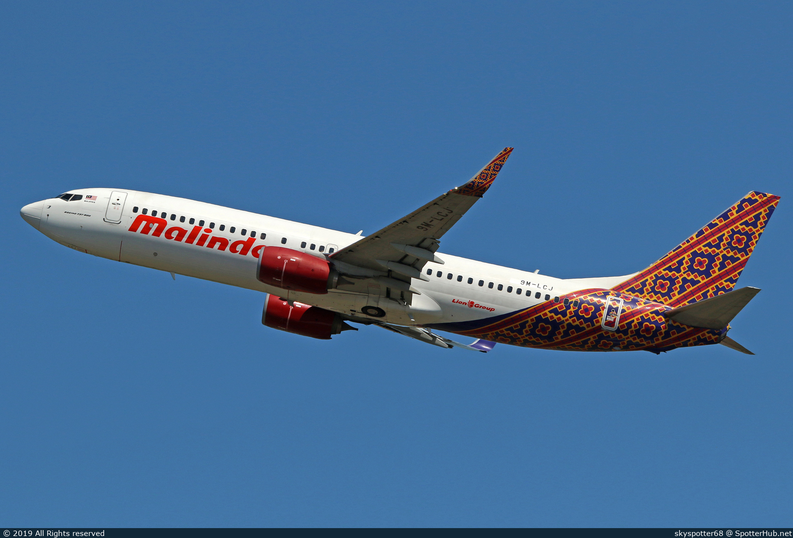 Photo of 9M-LCJ - Boeing 737-8GP operated by Malindo Air