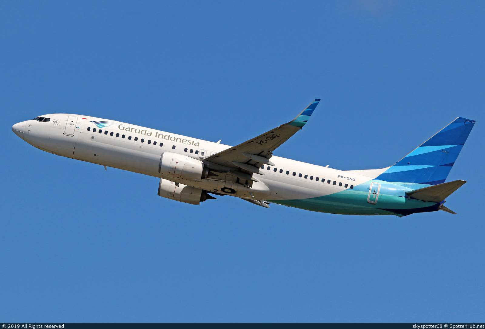 Photo of PK-GNQ - Boeing 737-8U3 operated by Garuda Indonesia