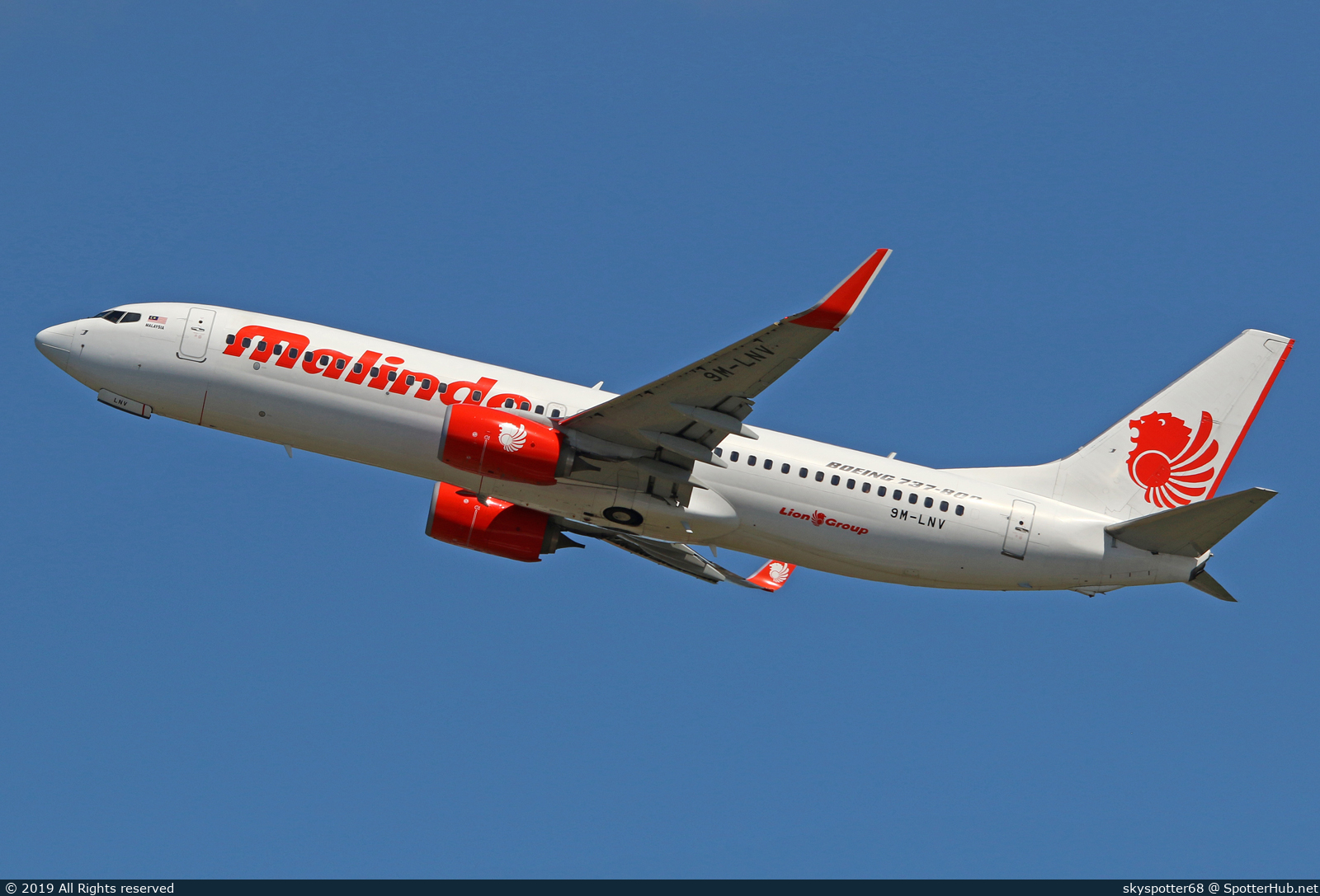 Photo of 9M-LNV - Boeing 737-8GP operated by Malindo Air
