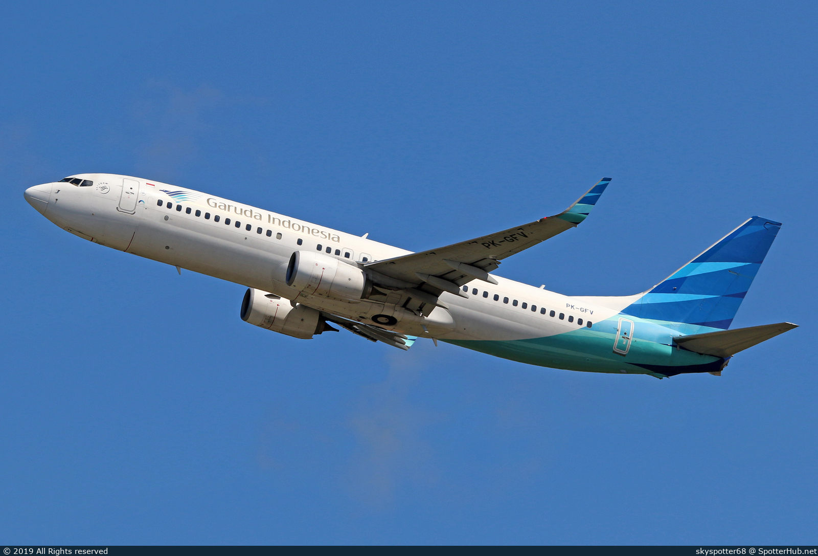 Photo of PK-GFV - Boeing 737-8U3 operated by Garuda Indonesia