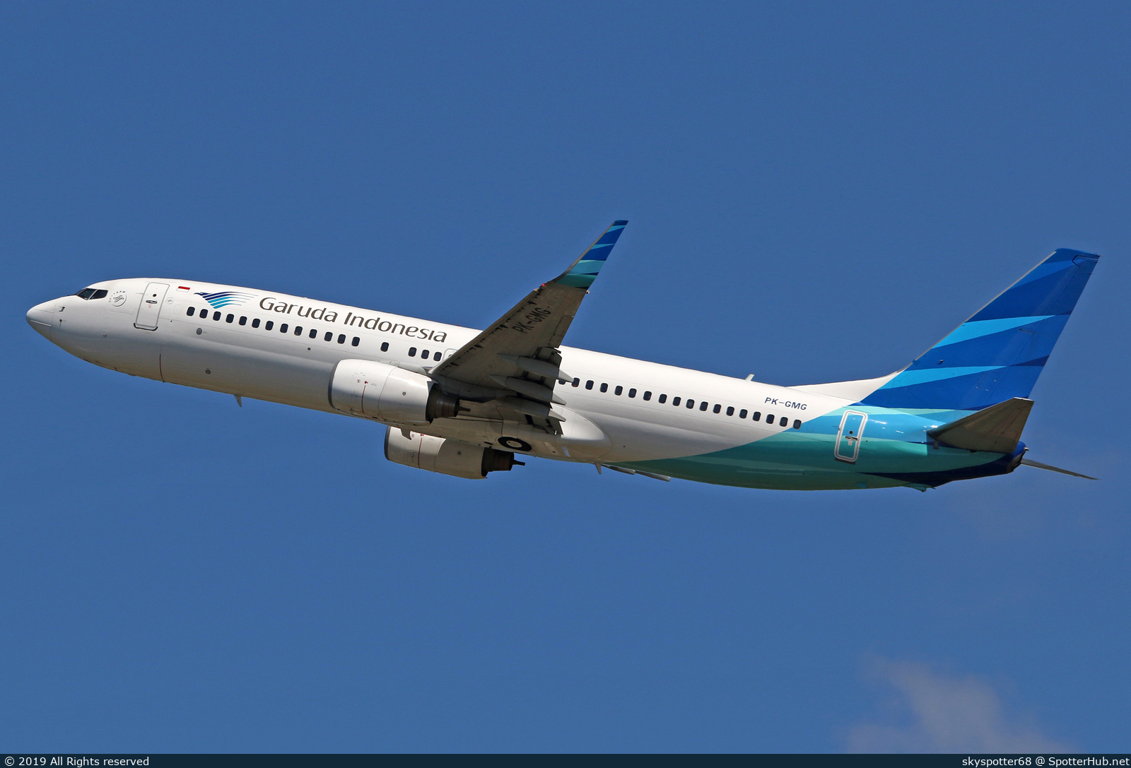 Photo of PK-GMG - Boeing 737-8U3 operated by Garuda Indonesia