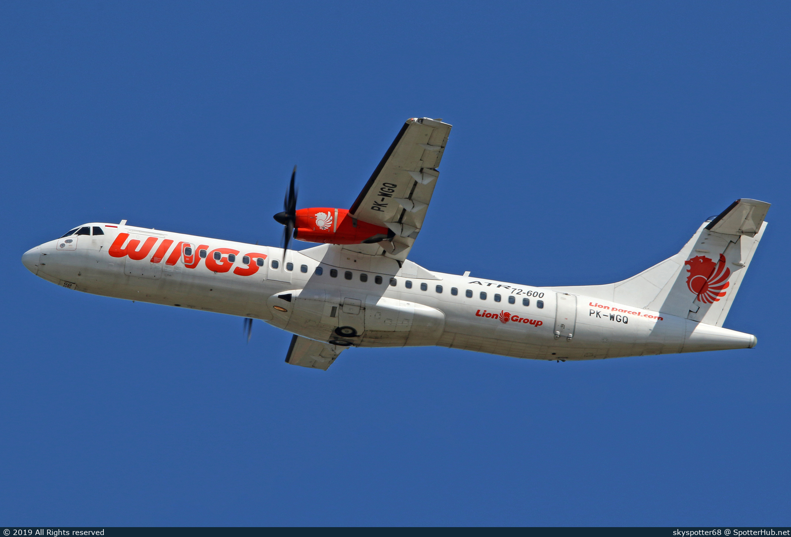 Photo of PK-WGQ - ATR 72-600 operated by Wings Air