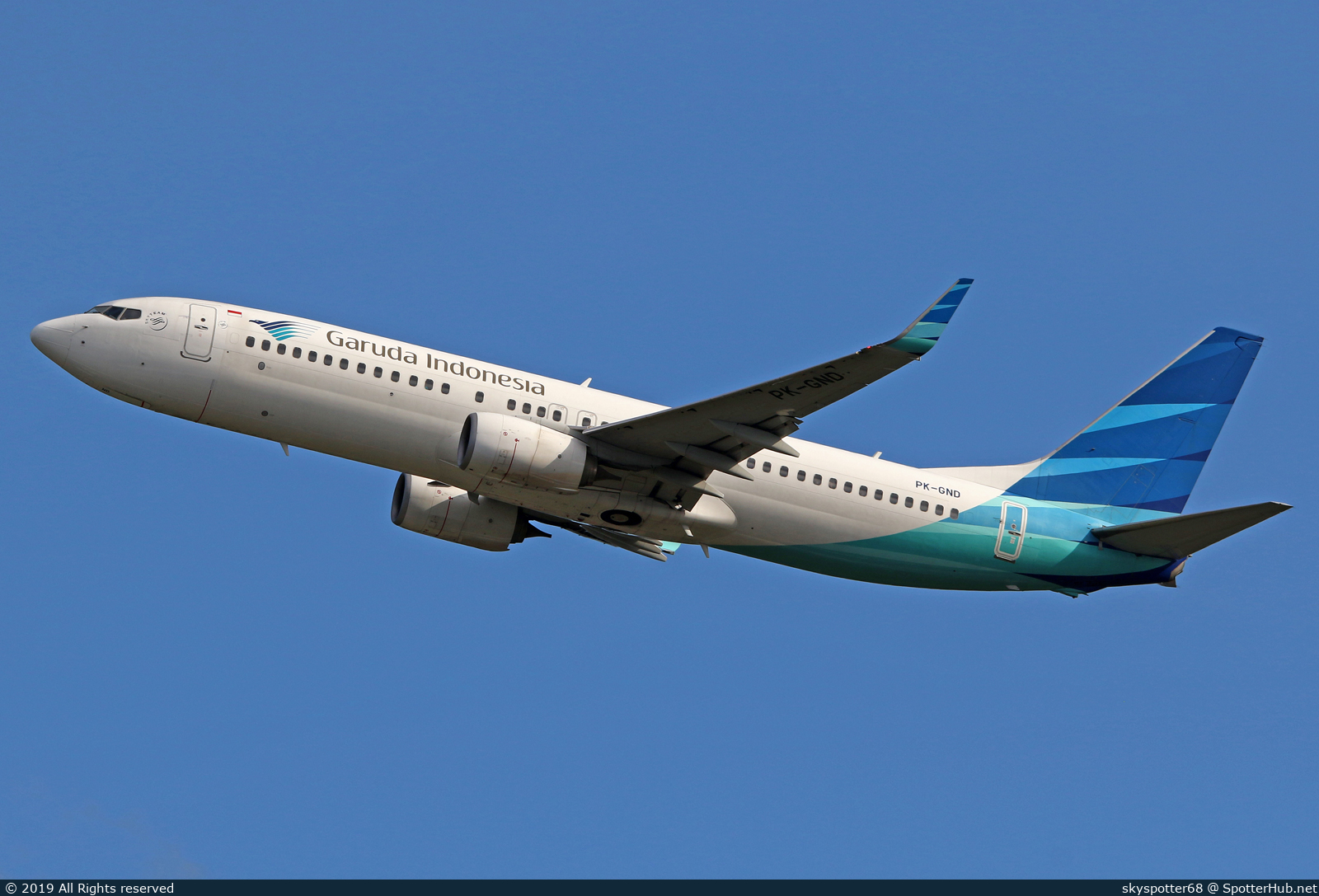 Photo of PK-GND - Boeing 737-8U3 operated by Garuda Indonesia