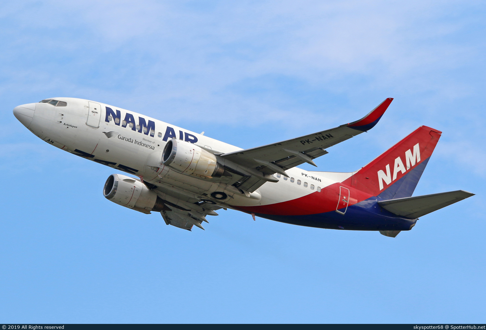 Photo of PK-NAN - Boeing 737-524 operated by NAM Air