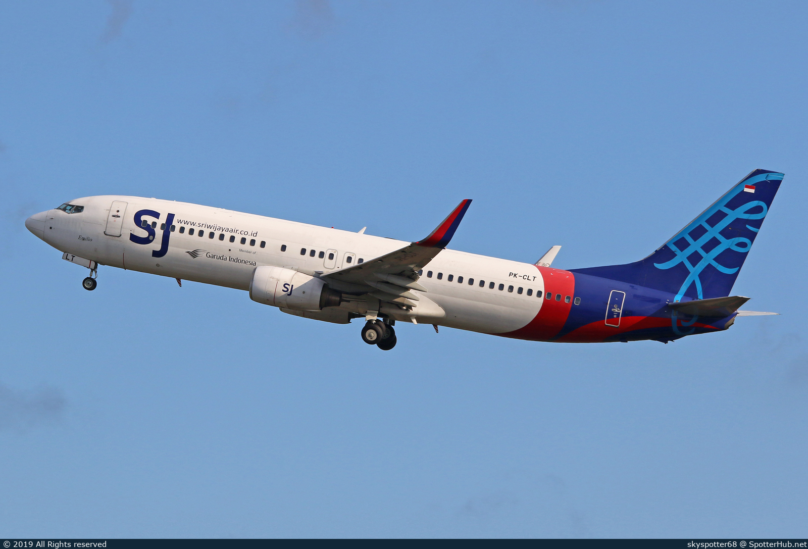 Photo of PK-CLT - Boeing 737-8K5 operated by Sriwijaya Air
