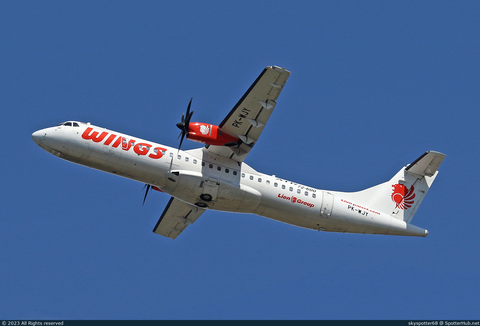 Photo of PK-WJY - ATR 72-600 operated by Wings Air
