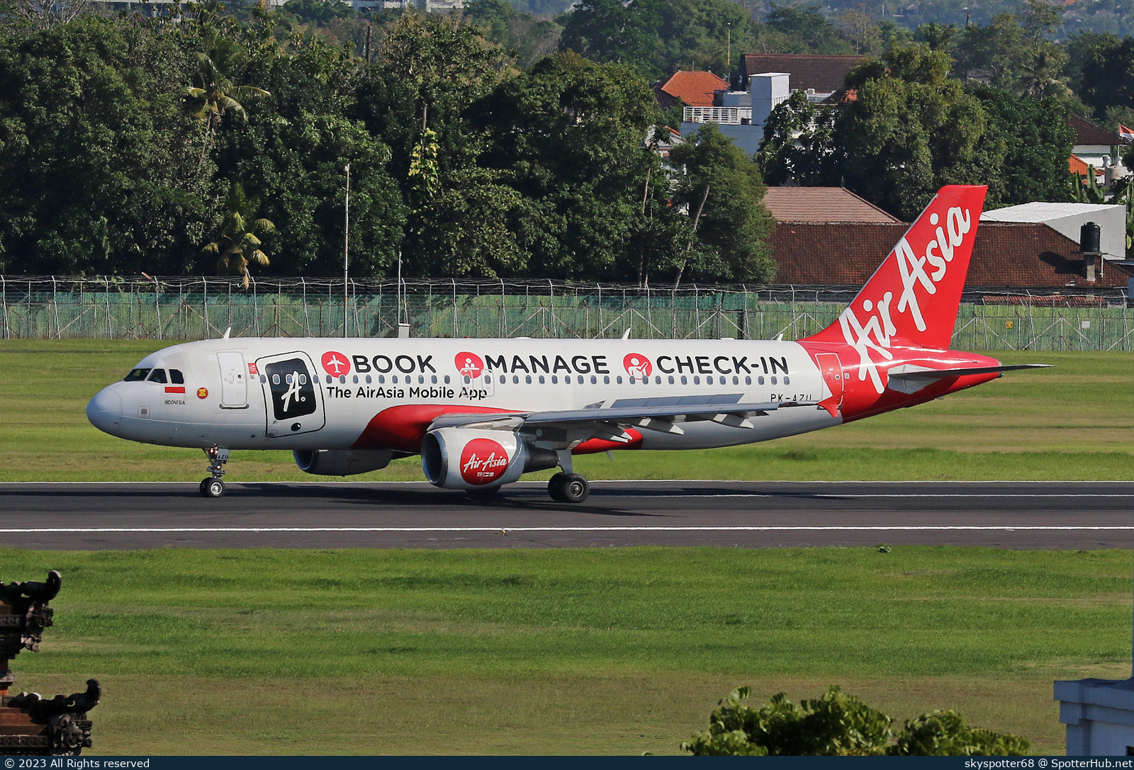 Photo of PK-AZU - Airbus A320-214 operated by Indonesia AirAsia