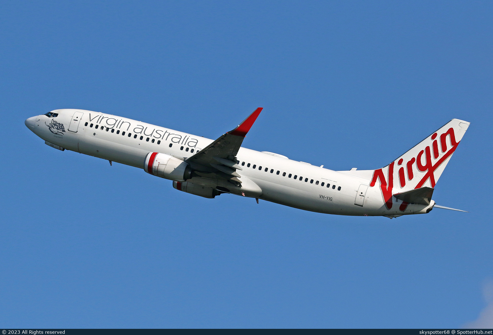 Photo of VH-YIG - Boeing 737-8FE operated by Virgin Australia Airlines