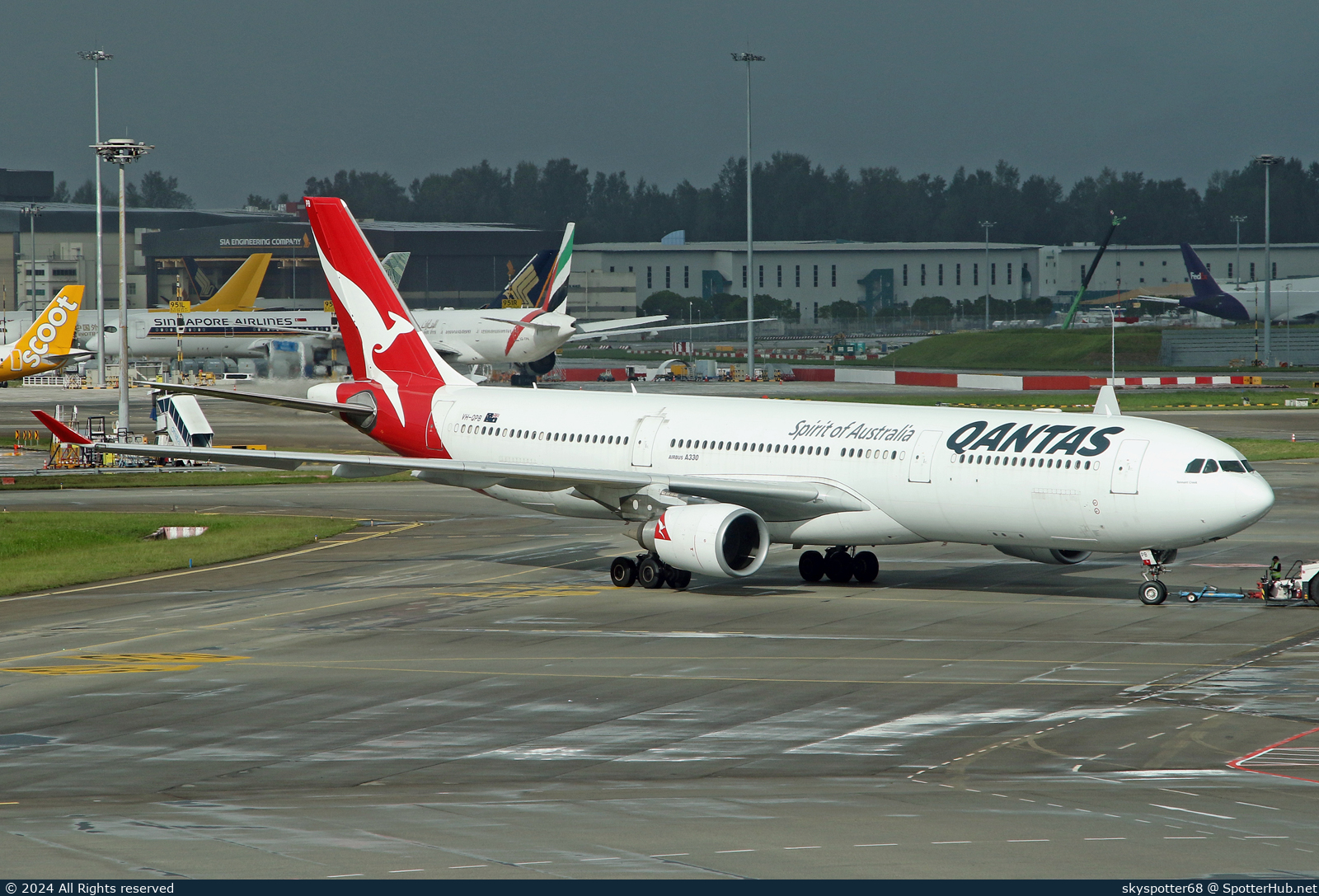 Photo of VH-QPB - Airbus A330-303 operated by Qantas