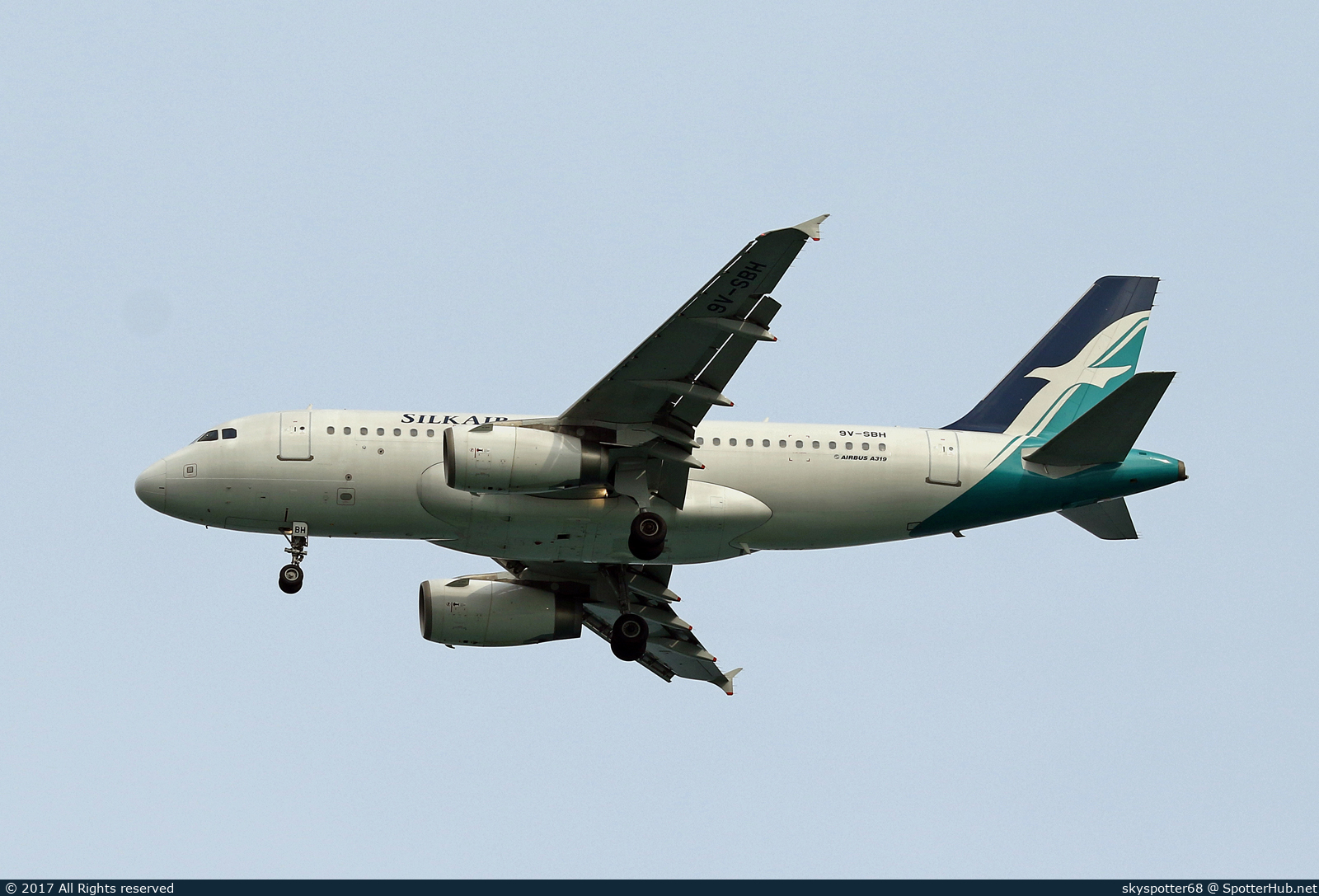 Photo of 9V-SBH - Airbus A319-133 operated by SilkAir