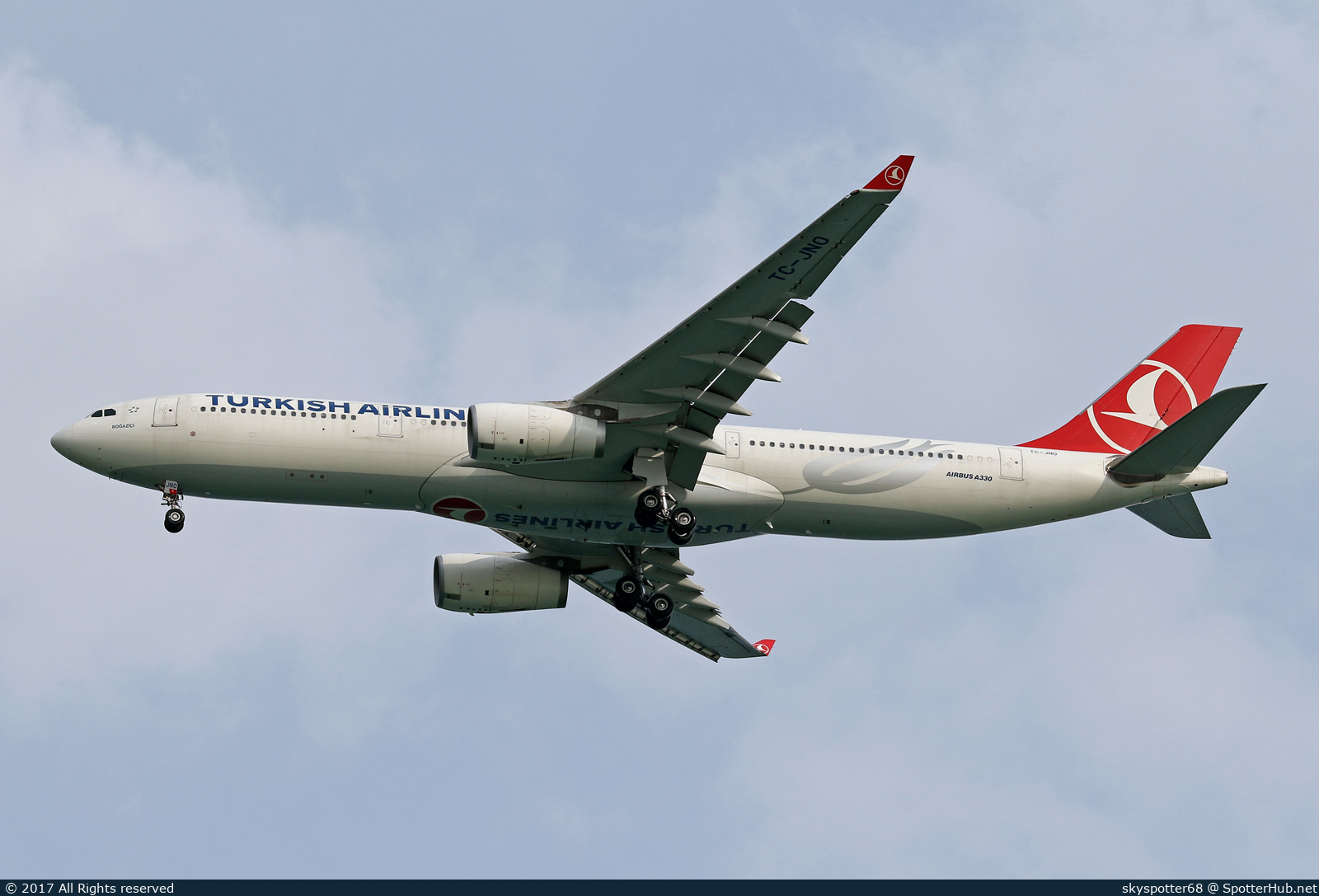 Photo of TC-JNO - Airbus A330-343 operated by Turkish Airlines