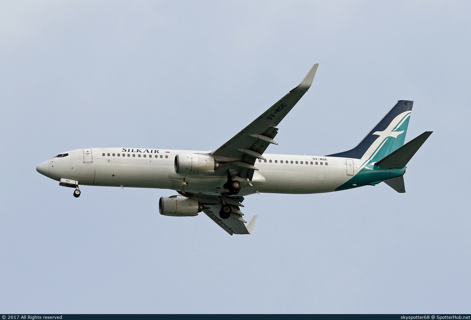 Photo of 9V-MGE - Boeing 737-8SA operated by SilkAir