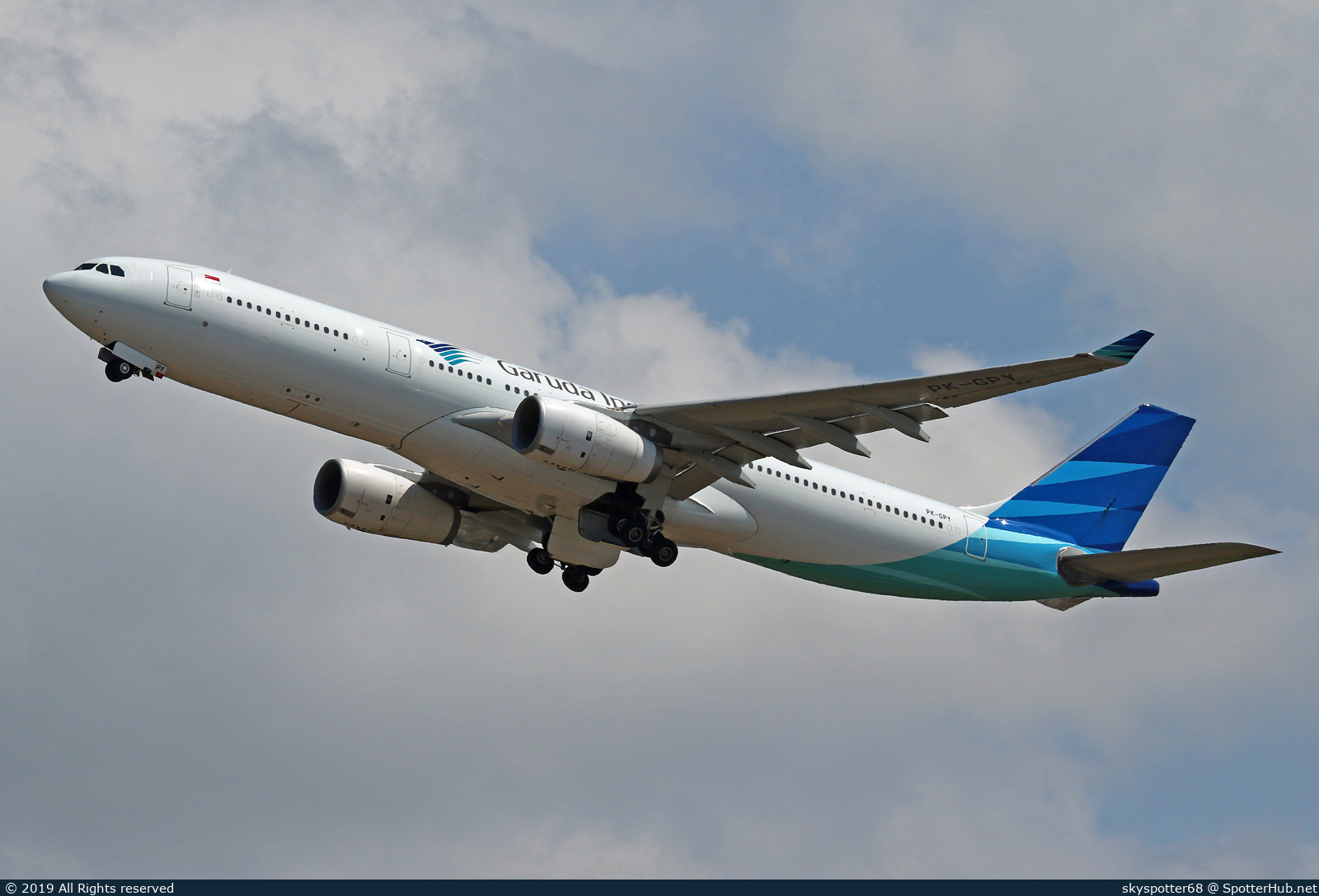 Photo of PK-GPY - Airbus A330-343 operated by Garuda Indonesia