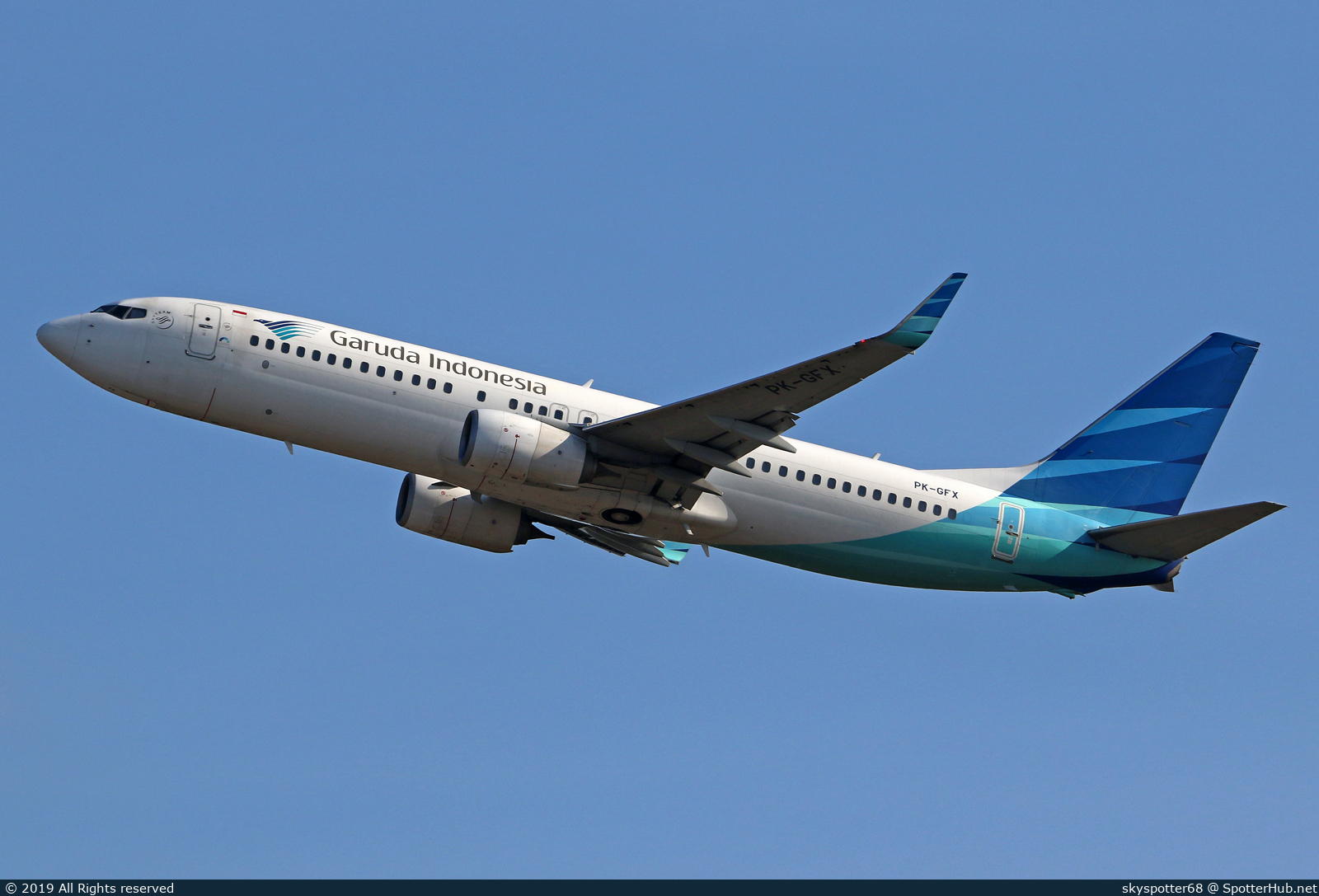Photo of PK-GFX - Boeing 737-8U3 operated by Garuda Indonesia