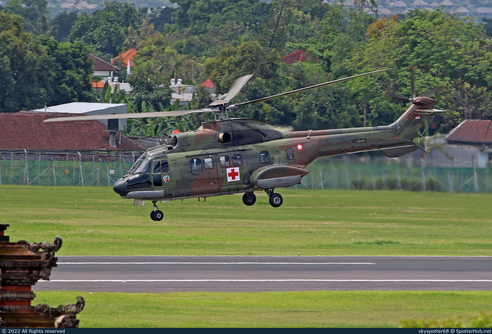 Photo of H-3213 - Indonesian Aerospace NAS 332L1 Super Puma  [Aérospatiale AS332] operated by Indonesian Air Force