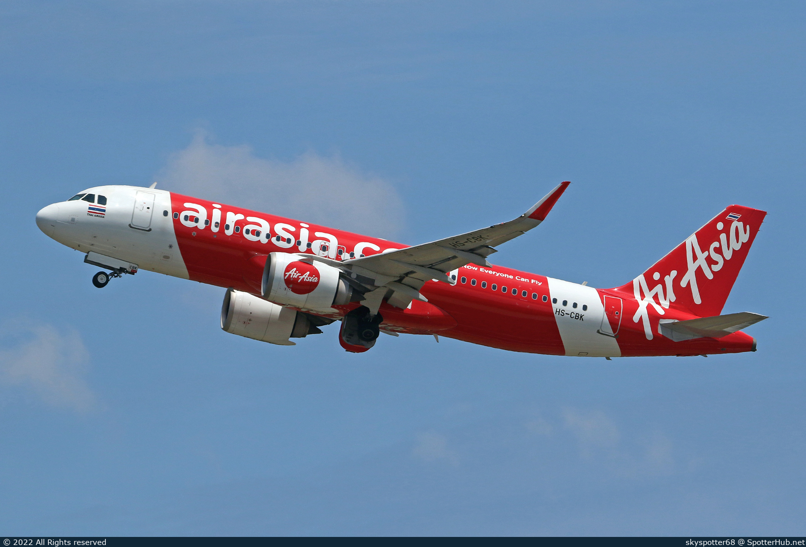 Photo of HS-CBK - Airbus A320-251N operated by Thai AirAsia