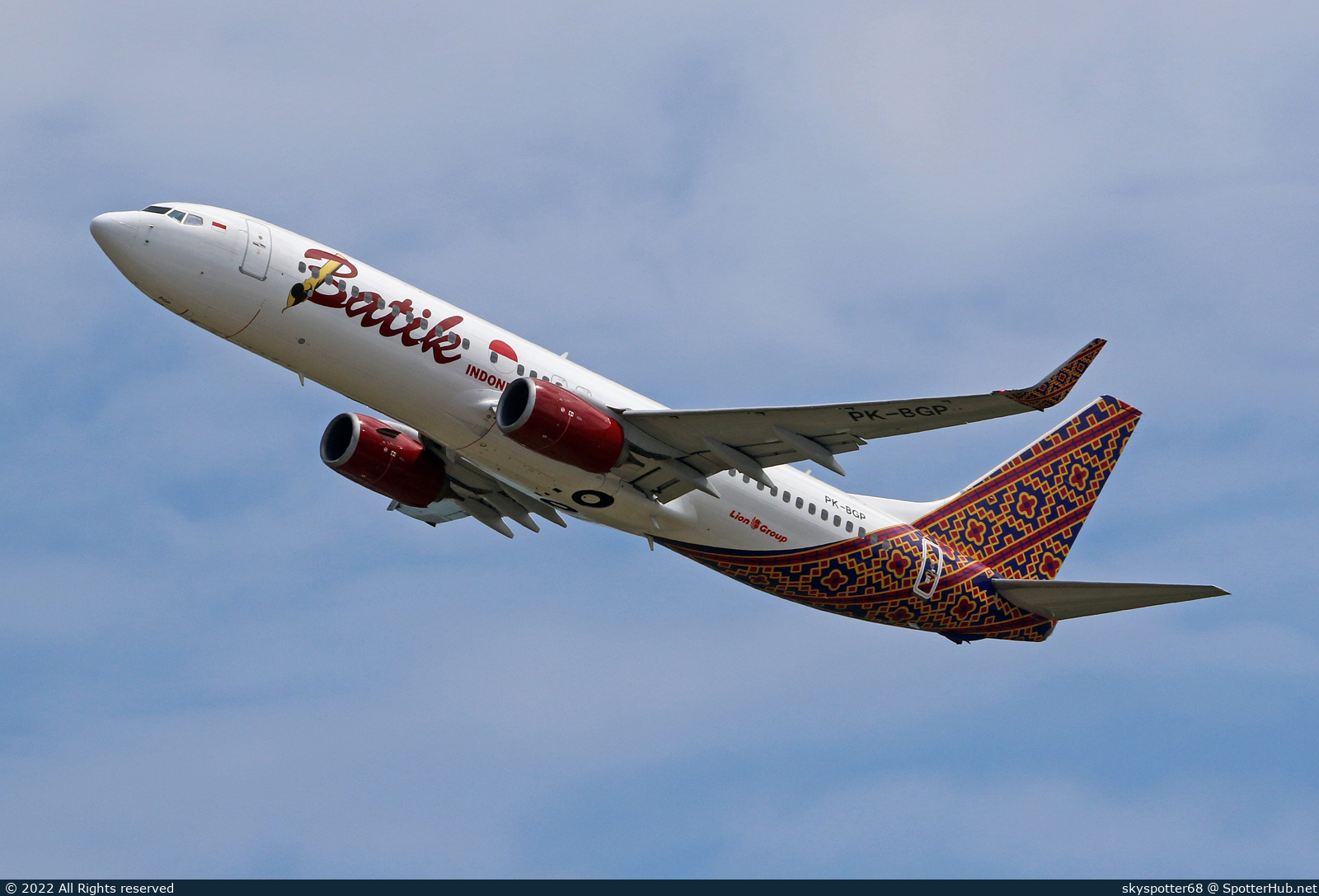 Photo of PK-BGP - Boeing 737-86N operated by Batik Air