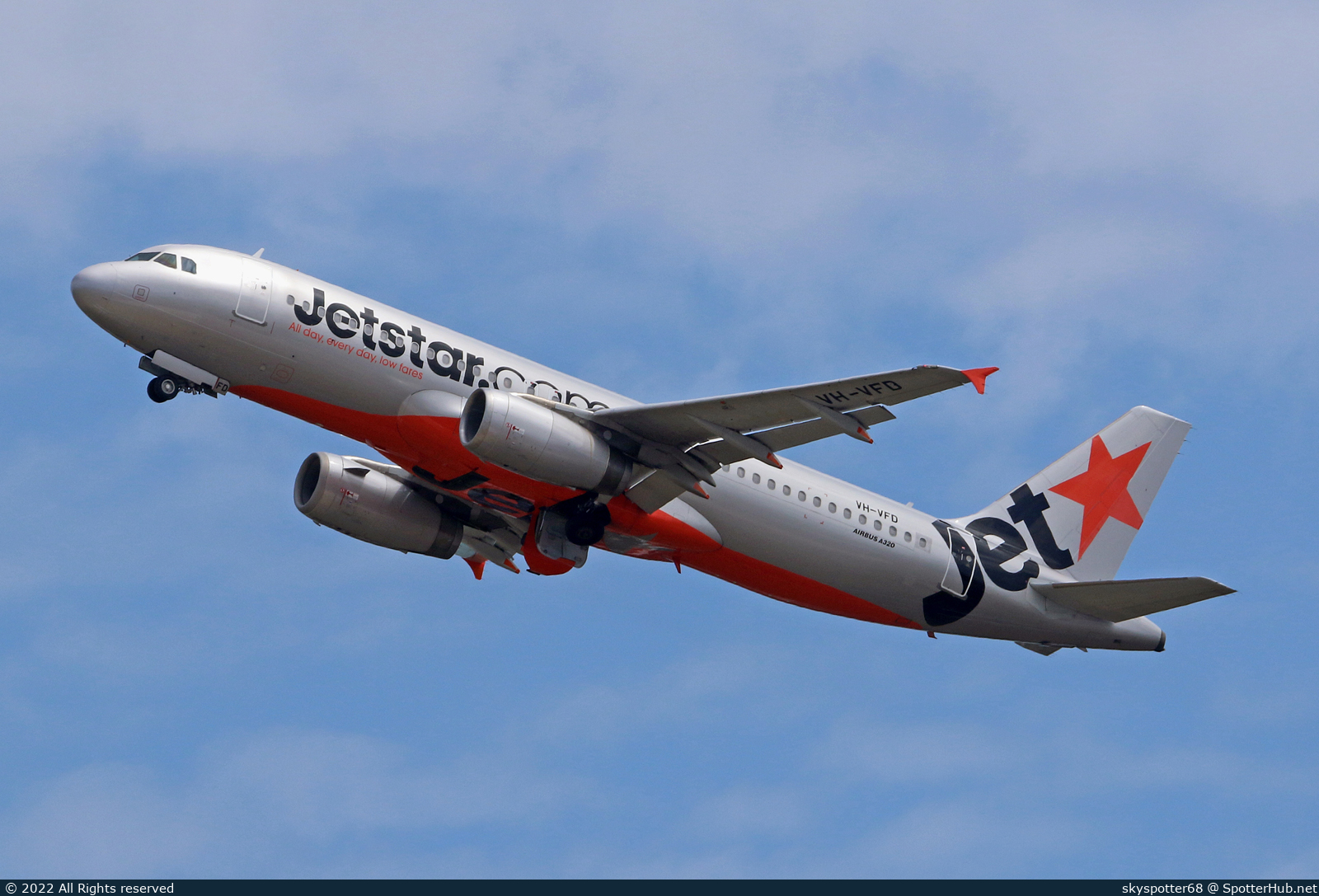 Photo of VH-VFD - Airbus A320-232 operated by Jetstar Airways