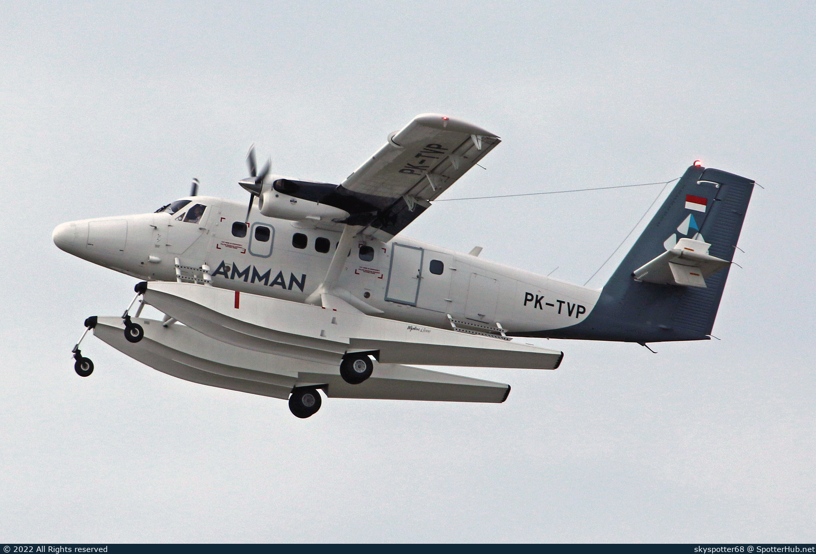 Photo of PK-TVP - Viking DHC-6-400 Twin Otter operated by Amman Mineral (opb Travira Air)