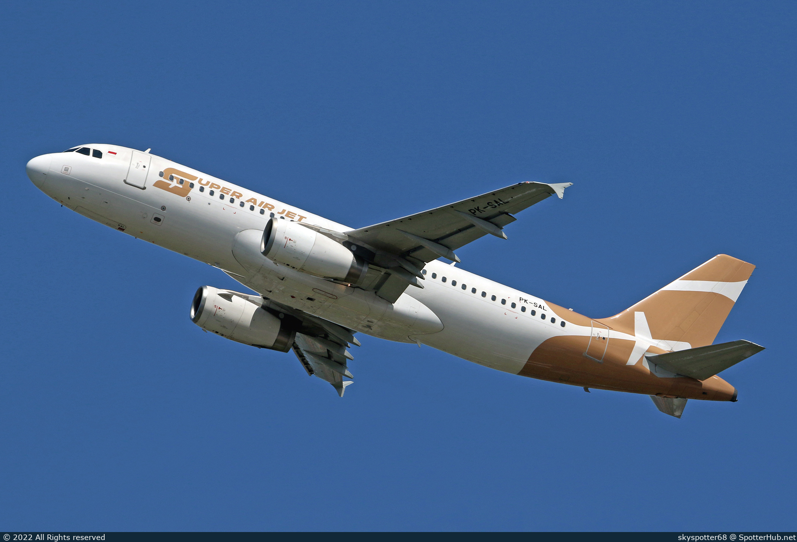 Photo of PK-SAL - Airbus A320-232 operated by Super Air Jet