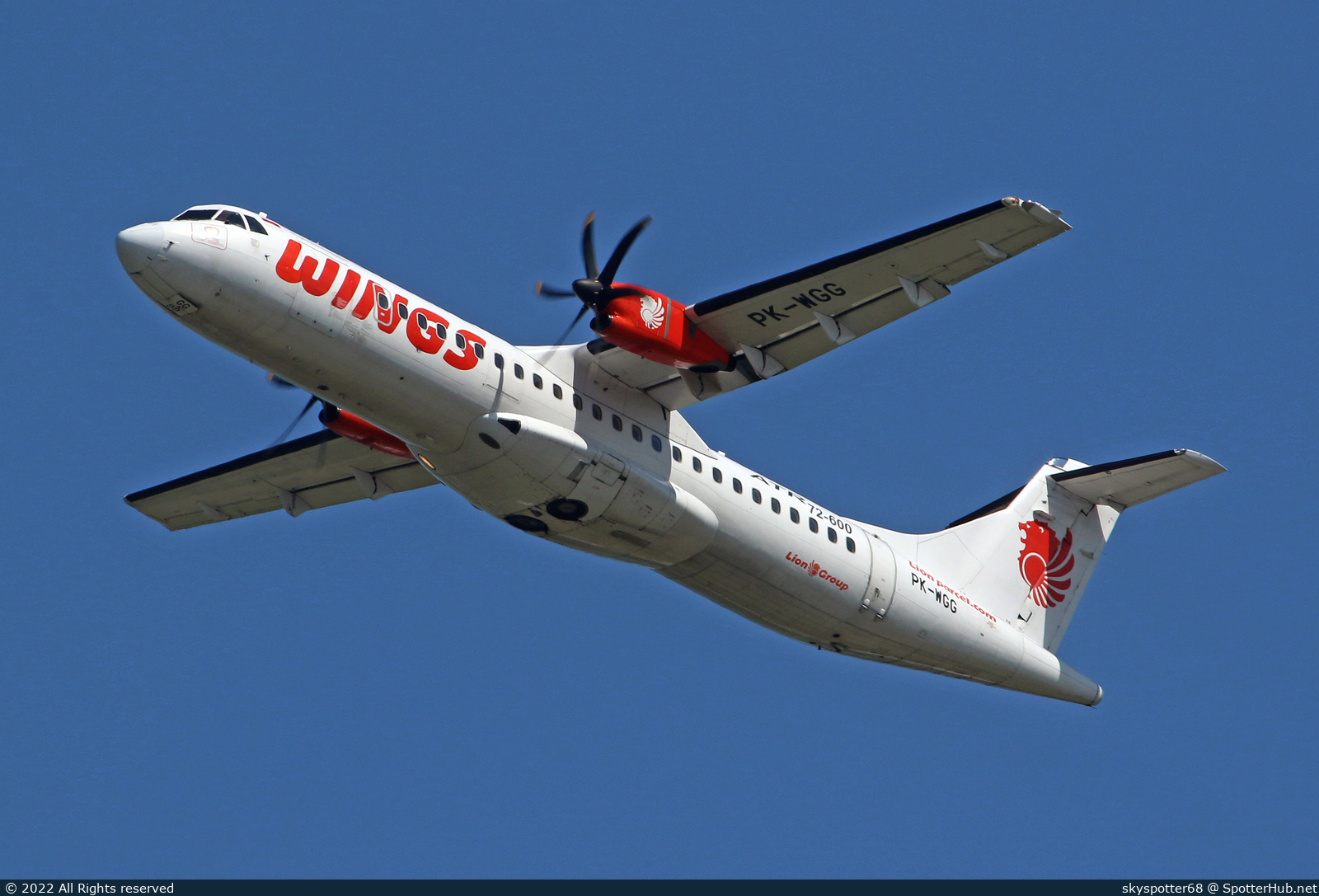 Photo of PK-WGG - ATR 72-600 operated by Wings Air