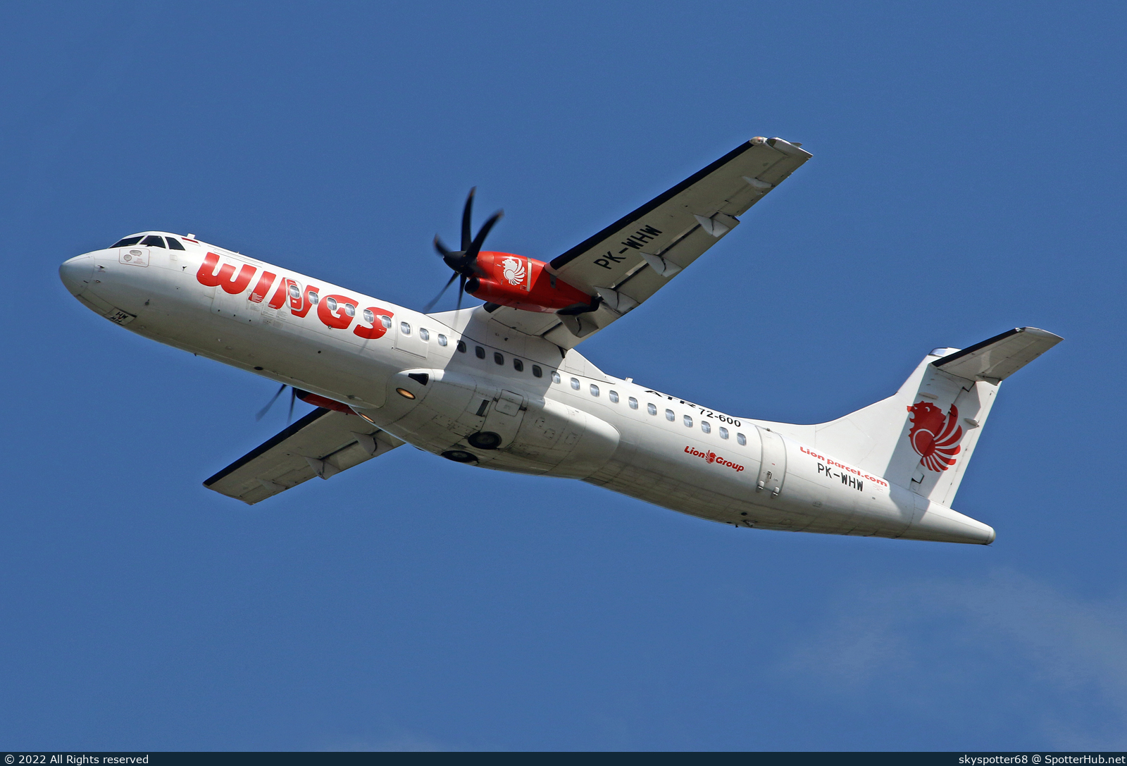 Photo of PK-WHW - ATR 72-600 operated by Wings Air