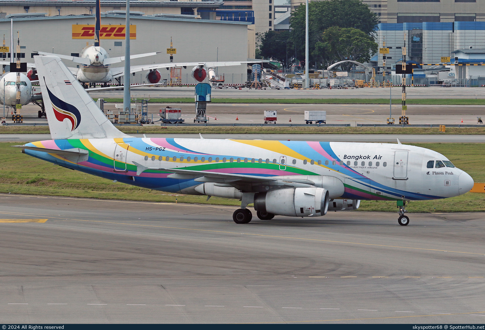 Photo of HS-PGZ - Airbus A319-132 operated by Bangkok Airways