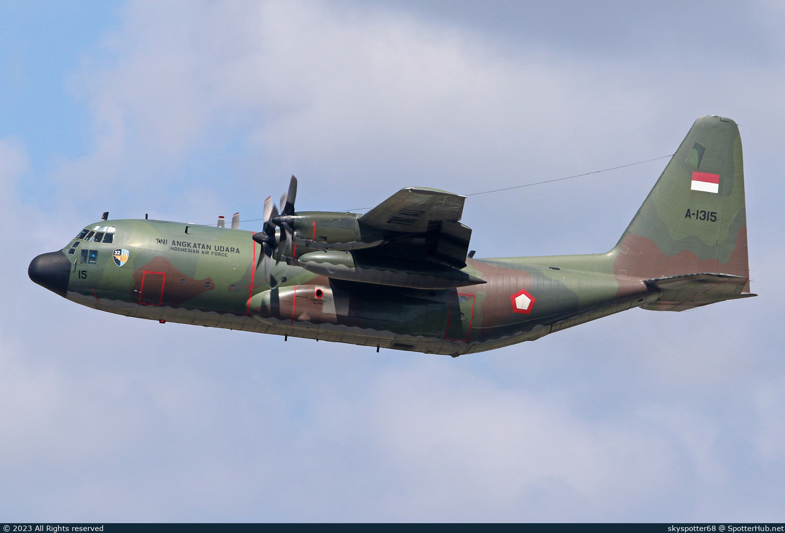 Photo of A-1315 - Lockheed C-130H Hercules operated by Indonesian Air Force