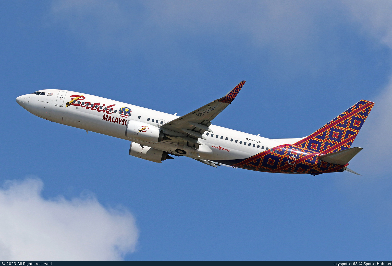 Photo of 9M-LCU - Boeing 737-8U3 operated by Batik Air Malaysia