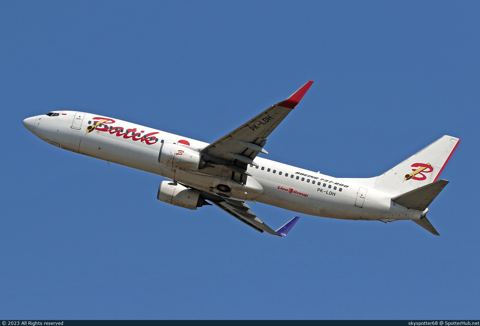 Photo of PK-LDH - Boeing 737-8GP operated by Batik Air