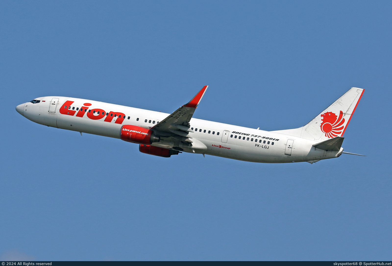 Photo of PK-LGJ - Boeing 737-9GP(ER) operated by Lion Air