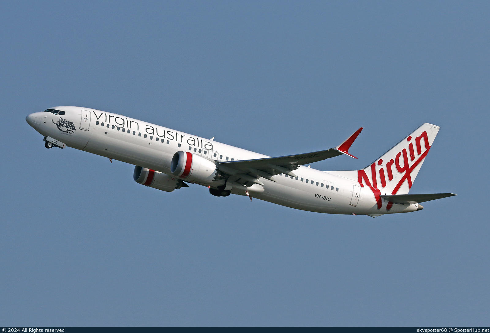 Photo of VH-8IC - Boeing 737 MAX 8 operated by Virgin Australia Airlines