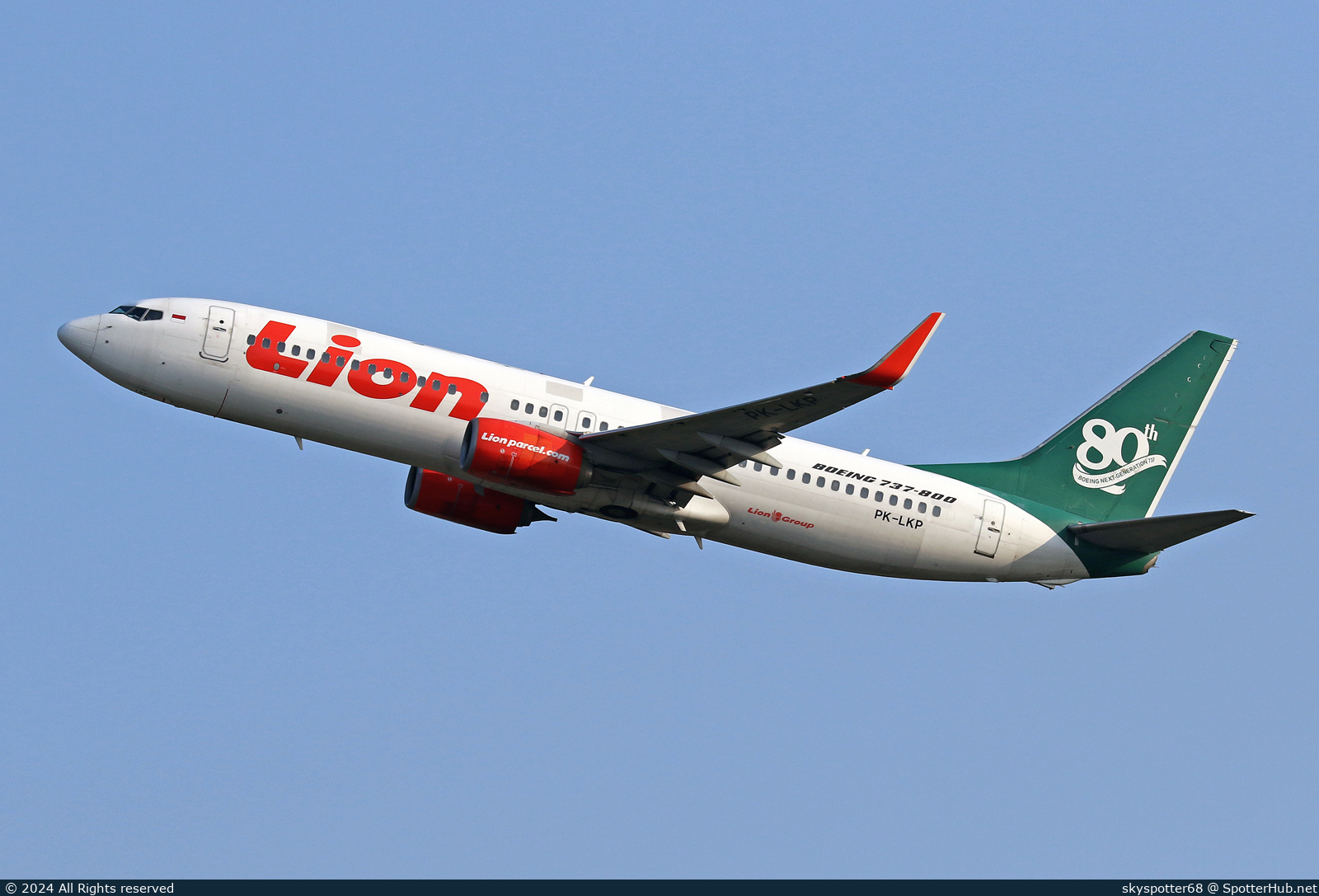 Photo of PK-LKP - Boeing 737-8GP operated by Lion Air